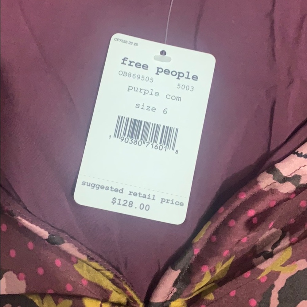 Free People Purple Floral Dress - Picture 6 of 6